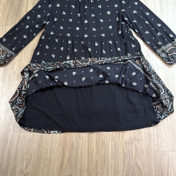 Style & Co. Black and Silver Embellished Midi Dress - Picture 3 of 5